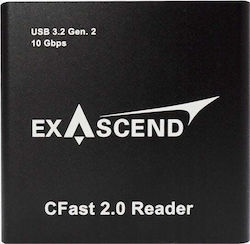 Exascend CFast 2.0 Четец на Карти за Памет с Висока Скорост Exascend CFast 2.0 Четец на Карти за Памет с Висока Скорост