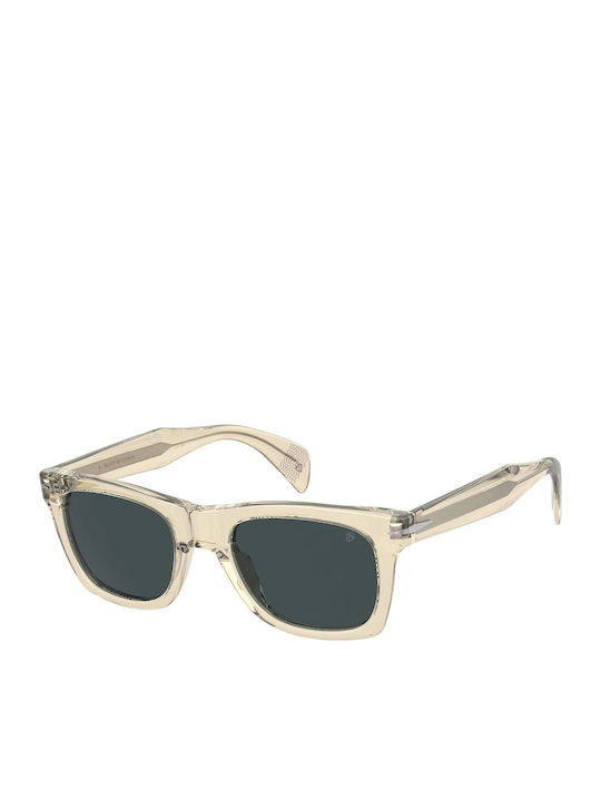 David Beckham Men's Sunglasses with Yellow Horn...