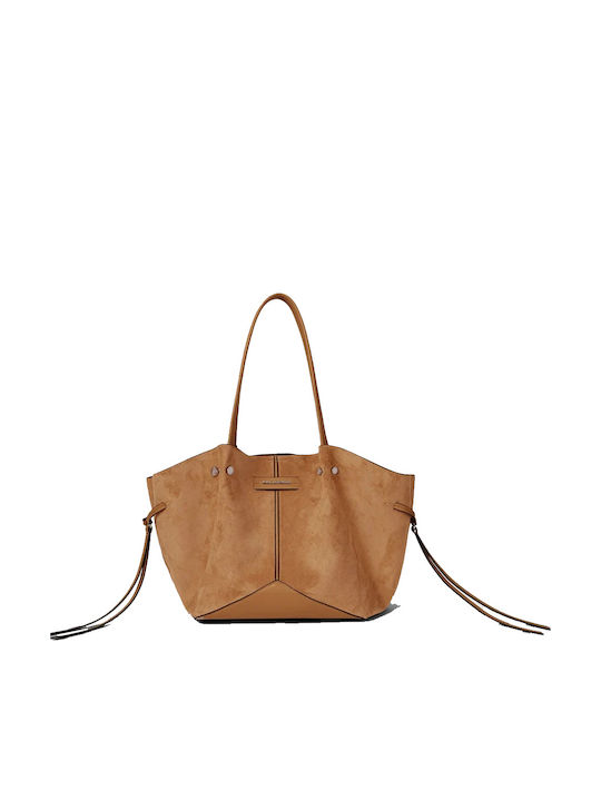 Karl Lagerfeld Pierced Women's Tote Bag Beige