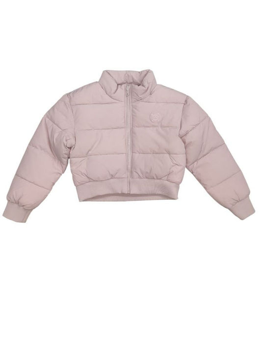 Kids Casual Short Pink Jacket
