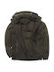 Waterproof Kids Casual Jacket Short Windproof Hooded Black