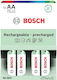 Bosch Set of 4 Tool Batteries with Capacity 2.1Ah