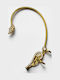 Gold Plated Steel Cuff Earrings