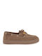 Suede Damen Bootsschuhe in Braun Farbe