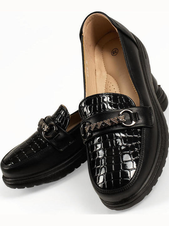 Women's Loafers in Black Colour