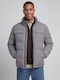 Μπουφάν Puffer Light Grey Melange