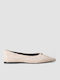 Super Mode Wildleder Damen Ballerinas Spitz zulaufend Braun