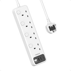 Tessan Power Strip 7 Sockets with Cable 2m Tessan Power Strip 7 Sockets with Cable 2m