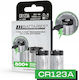 Liithio-Batterien CR123A 3V Einweg (Long Life) 2 Stück