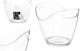 Kinvara Champagners Simple Din Plastic Transparent 8lt Cu Dimensiuni 35x26x25cm