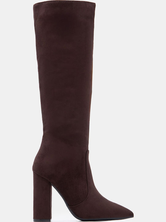Luigi Wildleder Damenstiefel mit hohem Absatz B...