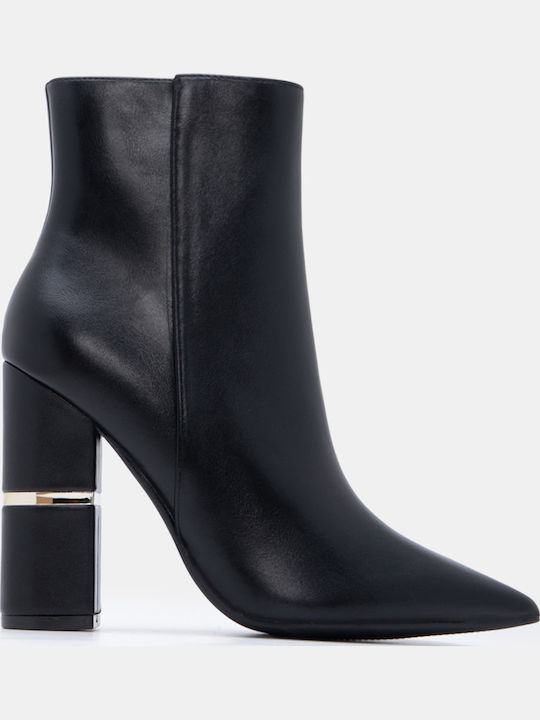 Women's Ankle Boots with High Heel Black