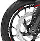 Adhesive Wheel Tape Honda Cb650f Logos 16pd59