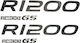 BMW R1200GS 2004-2012 Carbon Logo Stickers Set 16pd59