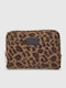 Verde Дамски Козметичен Несесер 07-0000440 Animal Print Кафяв