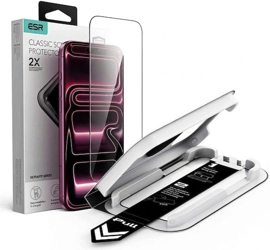 ESR Закалено стъкло Ultrafit Classic iPhone 18 Pro Max iPhone 17 Pro Max Черно