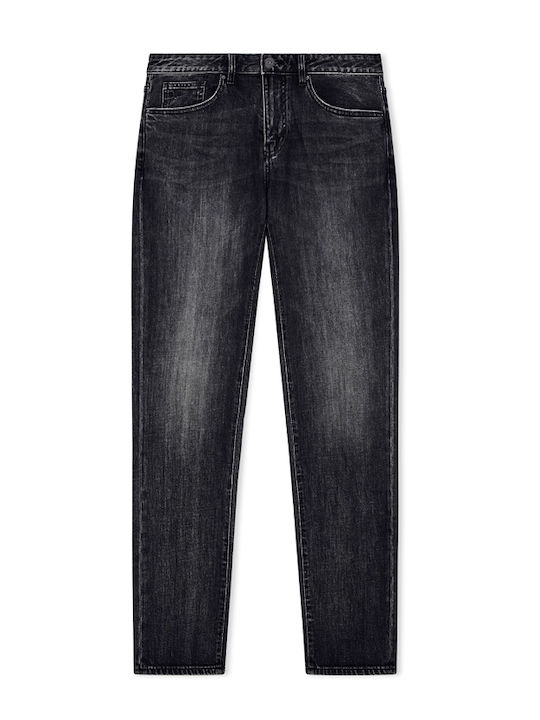 Men's Slim Fit Black Jeans Pants