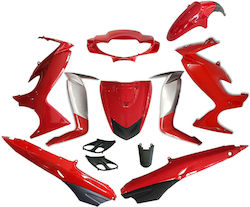 Kit of Plastics Suit Modenas Dynamik 125 Red Kit of Plastics Suit Modenas Dynamik 125 Red