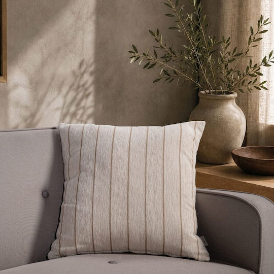 Teoran Sofa-Kissen Macon Natürliche Beigen 50x50cm