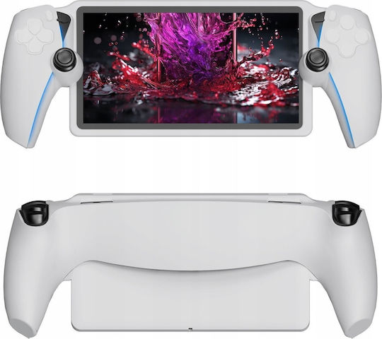 Jys Silicone Cover Case Case Grip Holder Sony Playstation Portal Ps Portal/p-s Portal White P5183
