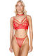 Comfort Set de lenjerie intimă Sutien cu String Roșu