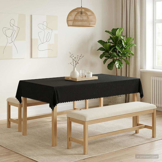 vidaXL vidaXL Tischdecke Dunkelgrau 140x200cm