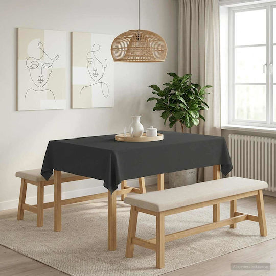 vidaXL vidaXL Tischdecke Dunkelgrau 140x160cm