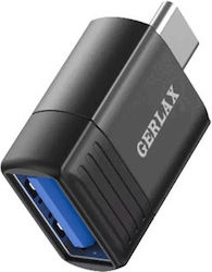 Gerlax 2222222263515 USB-A feminin la USB-C masculin Gerlax 2222222263515 USB-A feminin la USB-C masculin