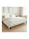 vidaXL Single Blanket 150x200cm White