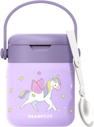Bearfoot Edelstahl Kinderlebensmittelbehälter 0,5 Liter Lila Bearfoot Edelstahl Kinderlebensmittelbehälter 0,5 Liter Lila