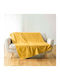 Douceur d'Intérieur Ριχτάρι Διθέσιου Καναπέ 220x240εκ. Μωβ