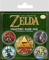 Legend Zelda Set Ok 5 Abzeichen 10 Τεμ