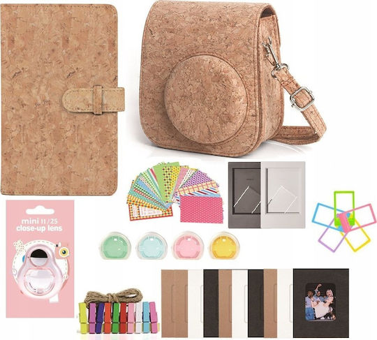 Loveinstant 8 1 Accessory Set for Fujifilm Instax Mini 11 Protective Case Cork Cover