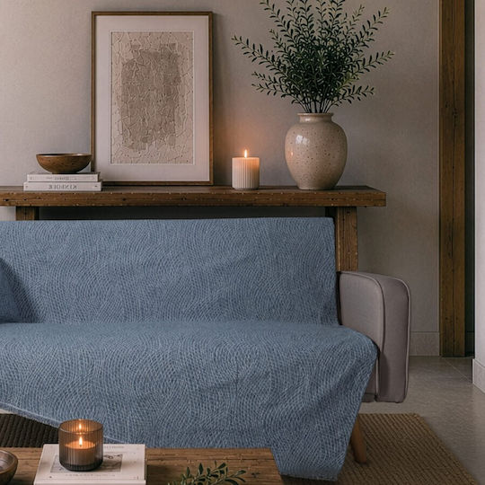 Teoran Norman Ριχτάρι Πολυθρόνας 180x150εκ. Denim Blue