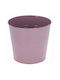 Home&Styling Collection Metallischer Lila Blumentopf 15x15x15cm