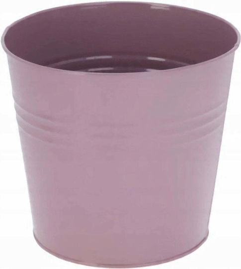 Home&Styling Collection Metallischer Lila Blumentopf 15x15x15cm