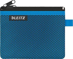 Leitz Transparent File Folder with Zipper for A4 Paper Blue WOW Leitz Transparent File Folder with Zipper for A4 Paper Blue WOW