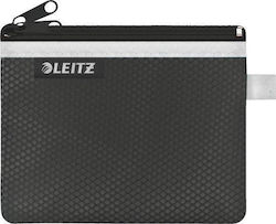 Leitz Transparent File Folder with Zipper for A4 Paper Black Wow Leitz Transparent File Folder with Zipper for A4 Paper Black Wow