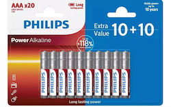 Philips Lr03p20bp/10 Lr03p20bp/10 Алкални Батерии AAA 1.5V 10бр Philips Lr03p20bp/10 Lr03p20bp/10 Алкални Батерии AAA 1.5V 10бр
