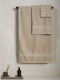 Aigaion Set Of 3 Bath Towels Beige Weight 600gr/m²