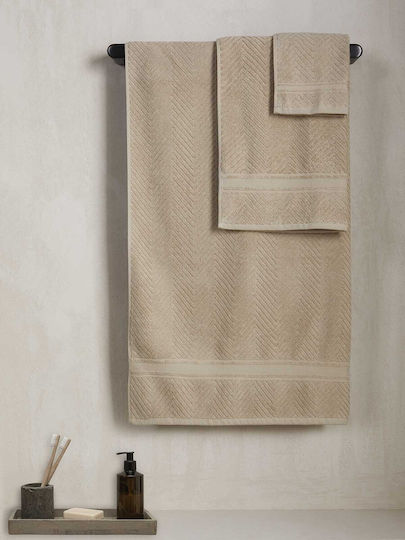 Αιγαίον Σετ 3τμχ Beige Βάρους 600gr/m²