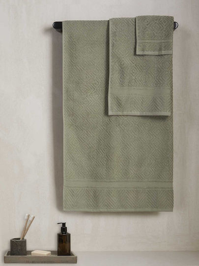 Αιγαίον Σετ 3τμχ Sage Green Βάρους 600gr/m²