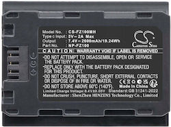 Cameron Sino NP-FZ100 Sony Alpha A7 A7r III IV A9 A6600 A6700 Kamera-Batterien Typ Cs-FZ100MH Cameron Sino NP-FZ100 Sony Alpha A7 A7r III IV A9 A6600 A6700 Kamera-Batterien Typ Cs-FZ100MH