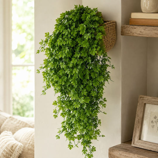 Planta Artificială Agățată Verde Cu Frunziș Bogat Set 2 Bucăți