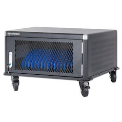Manhattan Manhattan Station Cabinet Charging Cart 20 Laptops 16" 20 Ac 230v Sockets Manhattan Manhattan Station Cabinet Charging Cart 20 Laptops 16" 20 Ac 230v Sockets