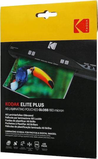 Kodak Kodak Laminierfolien Glänzend A6 160 Mikron 25 Stück