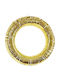 Victoria Sport Christmas Decorative Wreath With Diameter 40cm Gold