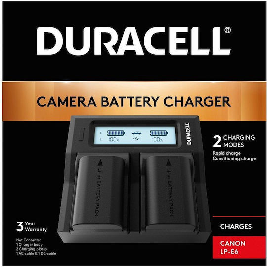 Duracell Двойно захранване Съвместим с Canon