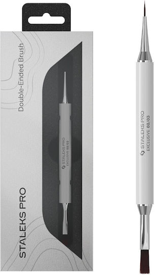 Staleks Pensulă Dublă Pentru Gel Nbx-08/03