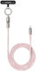 Ugreen L508 USB-C Male - USB-C Cable 60W PD Pink 1.2m 35510